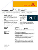 Sika Waterbar® WP AF-600 AT: Product Data Sheet