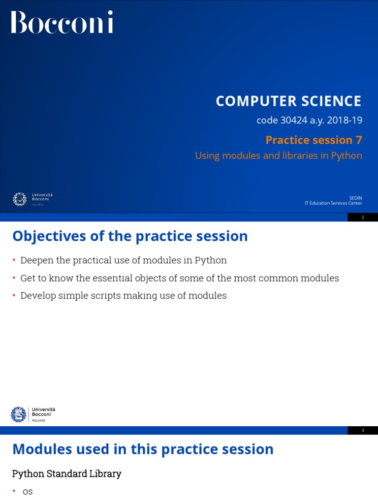Practice 7 Slides | PDF | Library (Computing) | Python (Programming ...