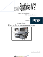 Devoir Corrigé de Synthèse N°2 - Génie Mécanique Unité de TRI Automatique Des Caisses - 3ème Technique (2013-2014) MR Ben Abdallah Marouan PDF