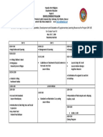 Project Cap 2019 - Training Matrix