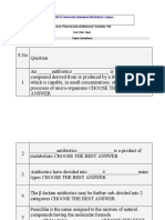 COMSATS Pharmaceutical Medicinal Chemistry Quiz Questions