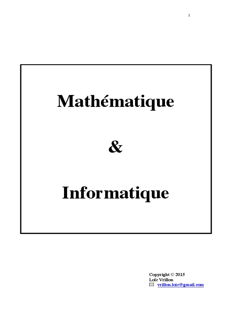 N7n Mathematique Informatique PDF | PDF | Radioactivité