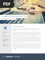 Cellebrite Certified Operator (CCO) : Course Description