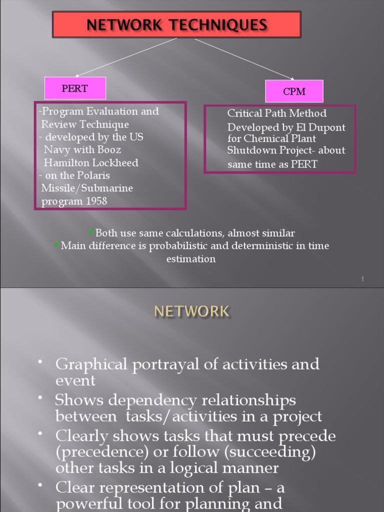8 (A) CPM & Pert | PDF | Applied Mathematics | Analysis