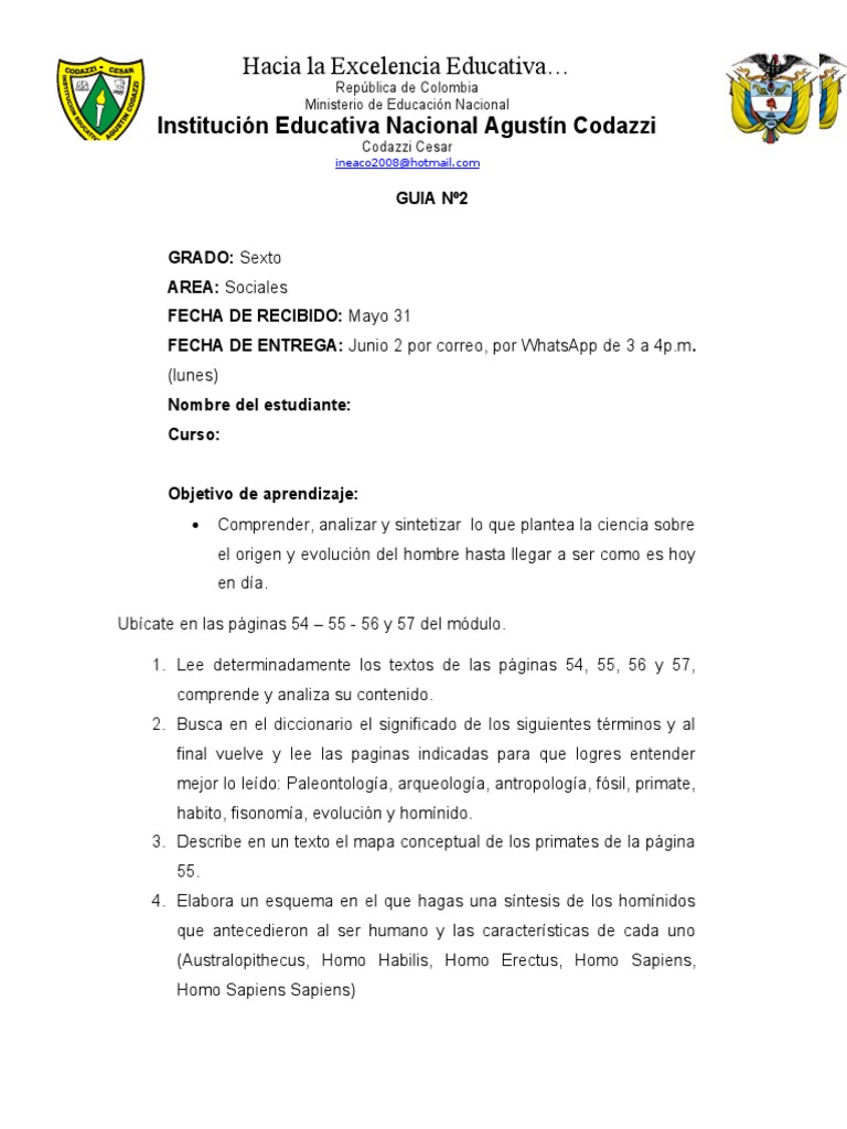 Guia 1 Sociales Pdf