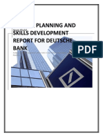 Career Planning and Skills Development Report For Deutsche Bank
