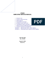 Ip2000 Simplified Service Manual: QY8-13A1-000 Rev. 00 EUR August 6, 2004 Canon Inc