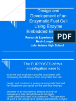 Design and Development of An Enzymatic Fuel Cell Using Enzyme Embedded Electrodes