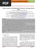 Failure Analysis and Optimization of Reheater and Super Heater Tubes