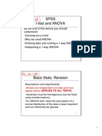 SPSS and Anova