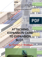 Attaching Expansion Card To Expansion Slot