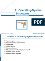 Chapter 2: Operating-System Structures: Silberschatz, Galvin and Gagne ©2018 Operating System Concepts - 10 Edition