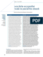 Provocările Ecografiei Obstetricale La Pacienta Obeză: Obstetrical Ultrasound Challenges in Obese Patients