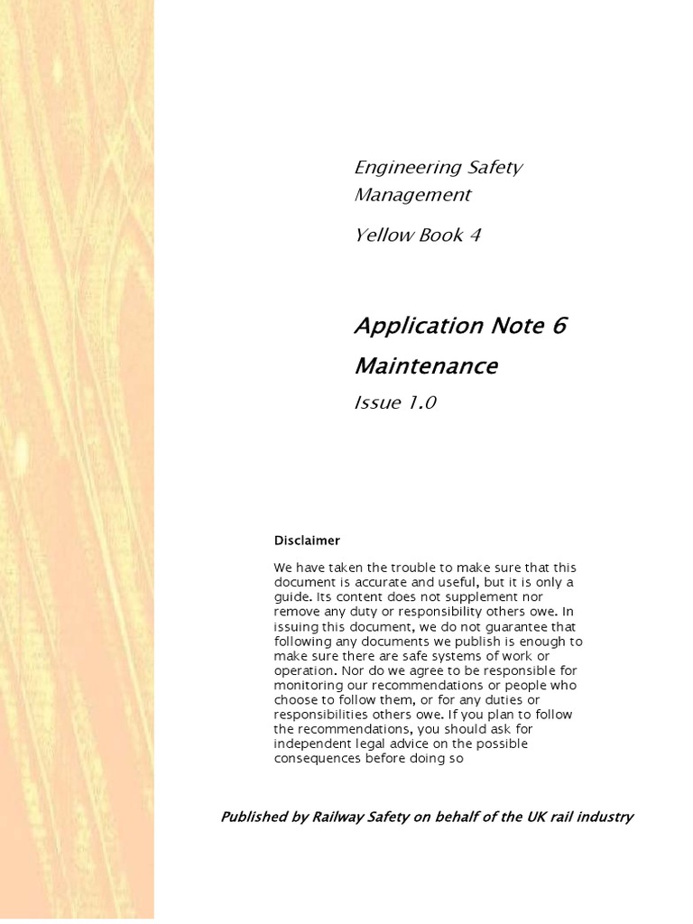 Application Note 6 | PDF | Risk | Safety