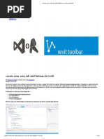 Create Your Own Tab and Buttons in Revit
