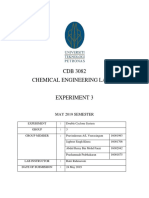 CDB 3082 Chemical Engineering Lab Iv: May 2019 Semester