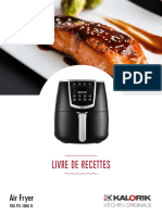 Air Fryer TKG FTL 1006 SI LIVRE DE RECETTES