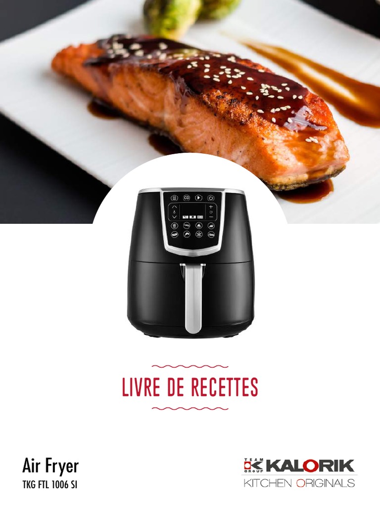 Air Fryer TKG FTL 1006 SI LIVRE DE RECETTES, PDF, sauce