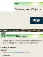 Methods, Classes, and Objects