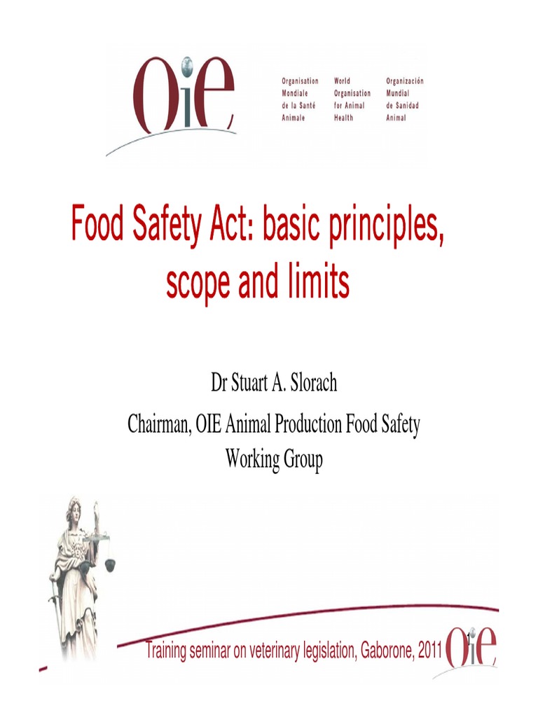food safety act essay