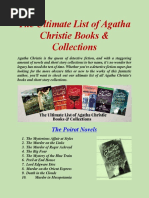 Agatha Christie Novel List | PDF | Agatha Christie | Hercule Poirot