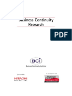 Business Continuity Research: Sponsored by in Association With