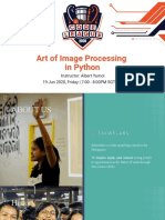 Art of Image Processing With Python