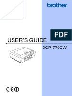 User'S Guide: DCP-770CW