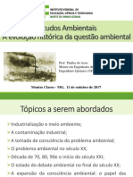 Evolução Questão Ambiental