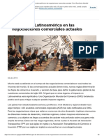El Papel de Latinoamérica en Las Negociaciones Comerciales Actuales - Foro Económico Mundial