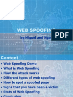 Web Spoofing: by Miguel and Ngan