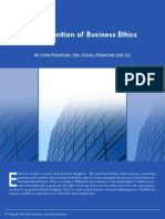 The Definition of Business Ethics: by Lynn Fountain, Cpa, Cgma, Fountain GRC LLC