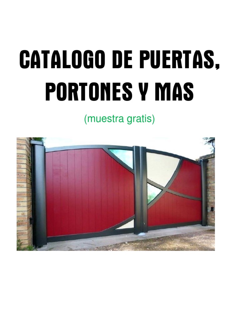 Catalago de Puertas y Portones | PDF | Cliente | Libros