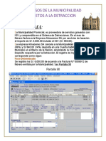 INGRESOS DE LA MUNICIPALIDAD