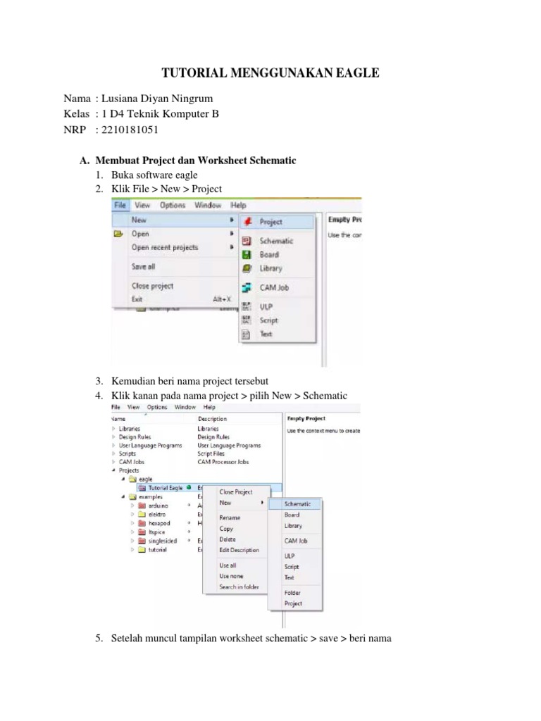 Tutorial Penggunaan Software EAGLE Untuk Membuat Desain Hardware | PDF