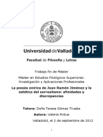 Trabajo Fin de Máster Máster en Estudios Filológicos Superiores: Investigación y Aplicaciones Profesionales