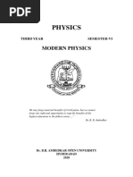 UGSemsterSyllabus Physics 6Sem618Physics English ModernPhysics PDF