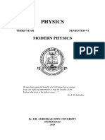 UGSemsterSyllabus Physics 6Sem618Physics English ModernPhysics PDF