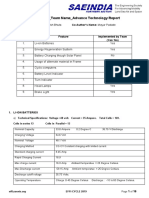 Team ID - Team Name - Advance Technology Report