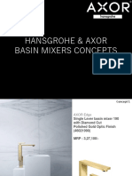 Hansgrohe & Axor Basin Mixers Concpet Design