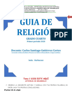 GUIA DE RELIGION Grado Cuarto 2020