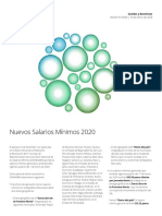 Nuevos Salarios Minimos 2020 PDF