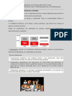 Conductividad eléctrica y térmica