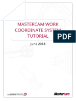 Mastercam Work Coordinate System Tutorial