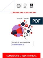 Comunicare Audio-Video-Suport Curs PDF