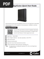 844E Gigacenter Quick Start Guide: Package Contents