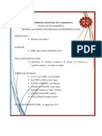 Aplicación de Los Métodos Numéricos Al Cálculo de Presiones en Superficies Planas y Secciones Circulares