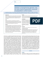 Associations Between Schizophrenia Genetic Risk Anxiety Disorders and Manichypomanic Episode in A Longitudinal Population Cohort Study PDF