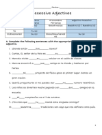 L Breaux - Possessive Adjective Worksheet