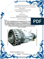 Etude Thermodynamique Et Amelioration Du Rendement de La Turbine A Gaz Ms5002C Par Recuperation Des Gaz D'Echappement